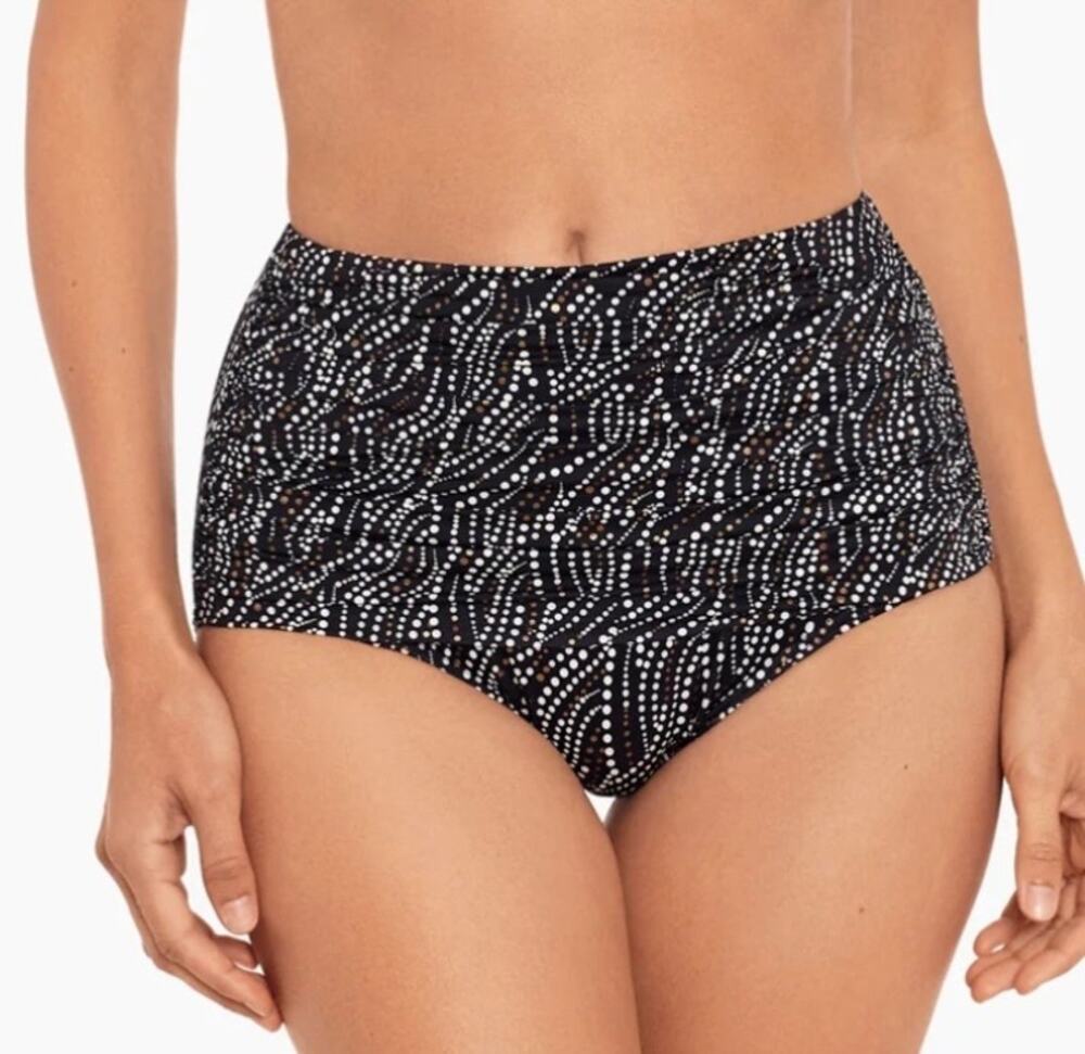 Miraclesuit Bronze Age Norma Jean Retro Swim Bottom Bronze Brn 14 NWT